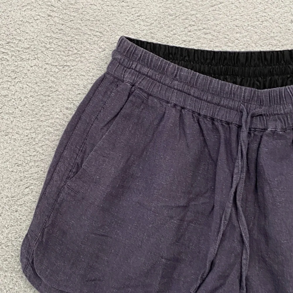 The Group Babaton Shorts Womens Medium Linen‎ Satin Lined Beachy Boho Lounge
